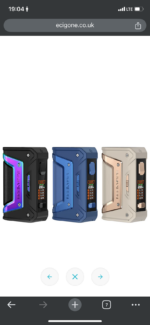 Three Box-mod Vape Devices in Black Blue and Beige with Metallic Accents Displayed Side by Side on a White Background - Australia E-cigarette Store