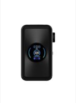 Black Handheld Device with a Circular Blue-dial Display Showing 220 W on the Screen - Australia E-cigarette Store