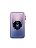 Purple-to-blue Gradient Handheld Vaping Device with a Circular Led Display Showing 220 W and Side Dial - Australia E-cigarette Store