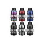 Six Vape Atomizers Displayed in Two Rows of Three in Assorted Colors pink Red Blue and Black - Australia E-cigarette Store