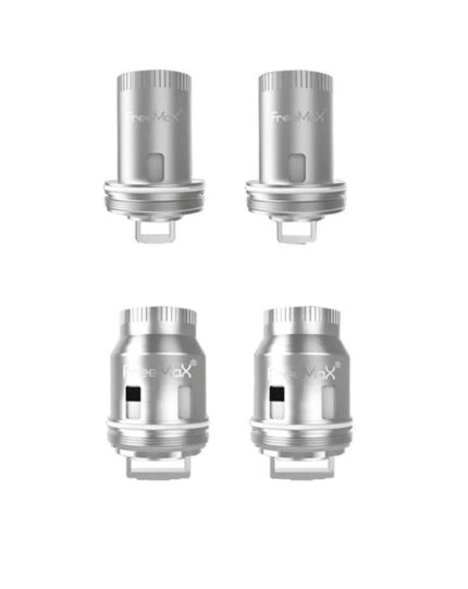 Set of Four Silver Vape Coil Heads Arranged in a 2x2 Grid for Replacement in Vape Tanks - Australia E-cigarette Store