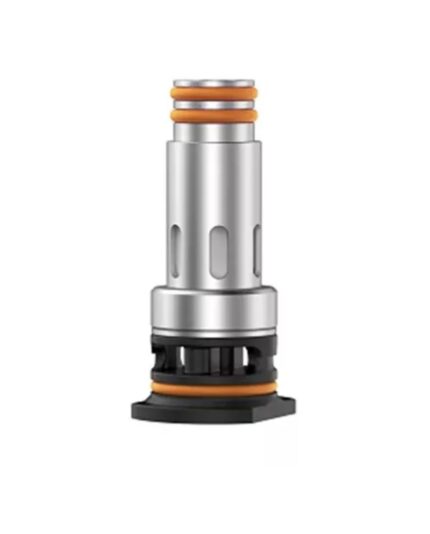 Metal Vape Atomizertank Component with Orange O-rings and a Black Base Viewed from the Side - Australia E-cigarette Store