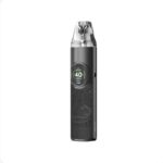Black Vape Pod Device with a Transparent Mouthpiece and Round Digital Display Showing 40 on the Screen - Australia E-cigarette Store