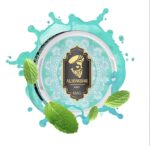 Tin of Mint-flavored Nicotine Product with Turquoise Splash Design and Fresh Mint Leaves Label Reads alibarbar and 6mg - Australia E-cigarette Store