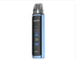 Blue Wenax Vape Device with a Black Digital Display and Translucent Mouthpiece Standing Upright Against a White Background - Australia E-cigarette Store