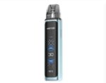 Blue Wenax Pod Vape Device with a Black Digital Display Panel and a Translucent Mouthpiece at the Top Shown Upright - Australia E-cigarette Store