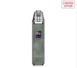Green Textured Pod Vape with a Clear Mouthpiece and Small Lcd Display on the Front limited Offer Badge in the Top-right Corner - Australia E-cigarette Store