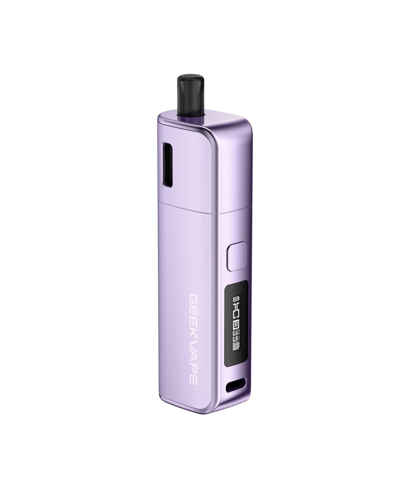 Screenshot - Australia E-cigarette Store Purple Vape Pod Device with Black Mouthpiece and Bottle-like Body Side Button and Small Display Panel - Australia E-cigarette Store