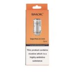 Front of Smok Vape Pen 22 Core Box orange Showing the Product Image and 5pcs with a Nicotine Addiction Warning - Australia E-cigarette Store