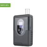 Portable Medical Device with a Front Display and Controls Black Body Rounded Edges Vents on the Side Green save-40 Badge in the Top-left Corner - Australia E-cigarette Store