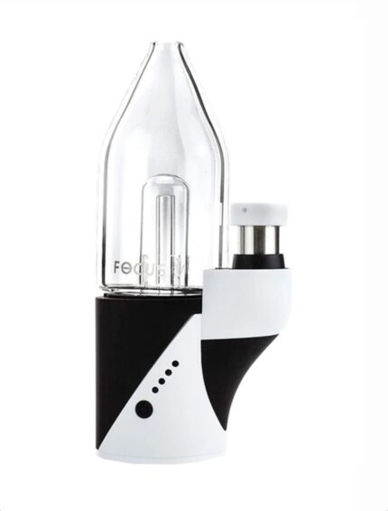Portable Vape Pen with a Glass Tank and Black-and-white Body - Australia E-cigarette Store