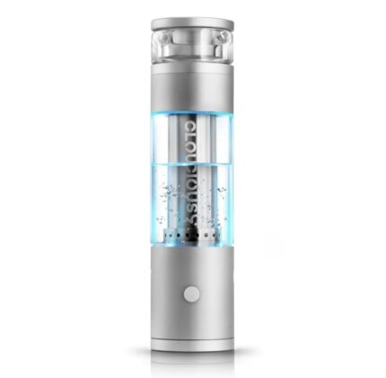 Portable Water Purifier Bottle with a Transparent Chamber Blue-lit Inner Section and a Bottom Button - Australia E-cigarette Store