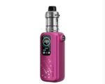 Pink Voopoo Vinci Vape Mod with a Starry Pattern and Metal Tank Showing 220w on the Digital Display - Australia E-cigarette Store