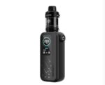 Black Box-mod Vape with a Detachable Black Tank on Top and a Circular Led Display Showing 220 on the Front Panel Featuring a Starburst Graphic and Dotted Pattern on the Side Panel - Australia E-cigarette Store
