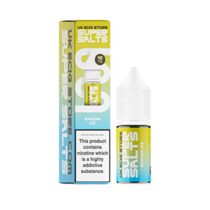 Banana Ice Nic Salt E-liquid by Super Salts - Australia E-cigarette Store