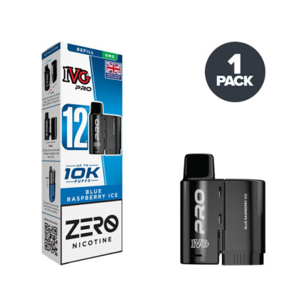 Blue Raspberry Ice IVG Pro 12 Refill Pack