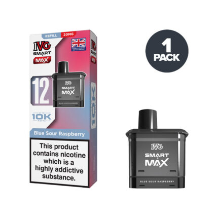 Blue Sour Raspberry IVG Smart Max Prefilled Pods