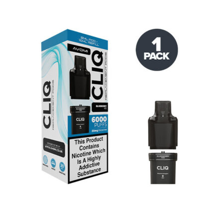 Blueberry Ice Avomi Cliq 6000 Prefilled Pods - Australia E-cigarette Store
