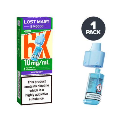Blueberry Lost Mary BM6000 Refill Pack