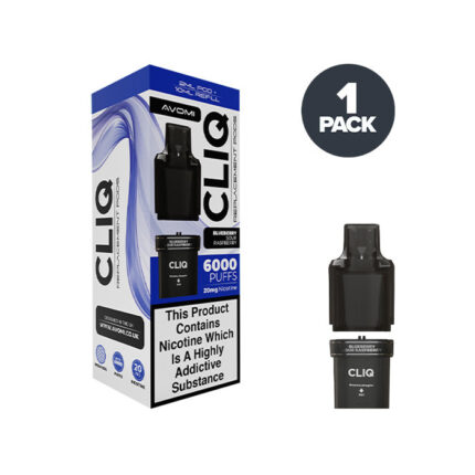 Blueberry Sour Raspberry Avomi Cliq 6000 Prefilled Pods - Australia E-cigarette Store