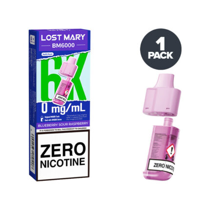 Blueberry Sour Raspberry Lost Mary BM6000 Refill Pack