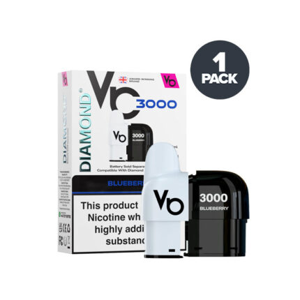 Blueberry Vapes Bars Diamond 3000 Prefilled Pods