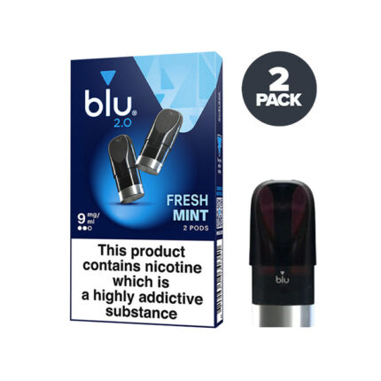 Fresh Mint Blu 20 Pre-filled Replacement Pods - Australia E-cigarette Store