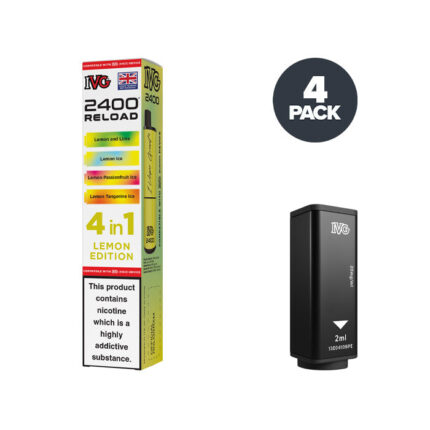 Lemon Edition Ivg 2400 Reload 4 in 1 Prefilled Pods - Australia E-cigarette Store
