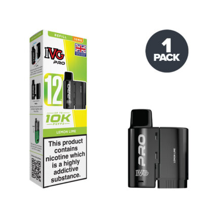 Lemon Lime Ivg Pro 12 Refill Pack - Australia E-cigarette Store