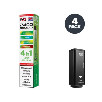 Lime Edition Ivg 2400 Reload 4 in 1 Prefilled Pods - Australia E-cigarette Store