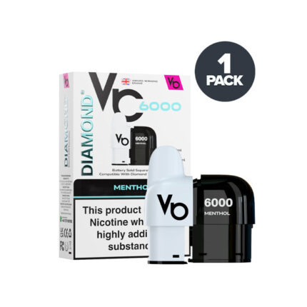 Menthol Vapes Bars Diamond 6000 Prefilled Pods - Australia E-cigarette Store