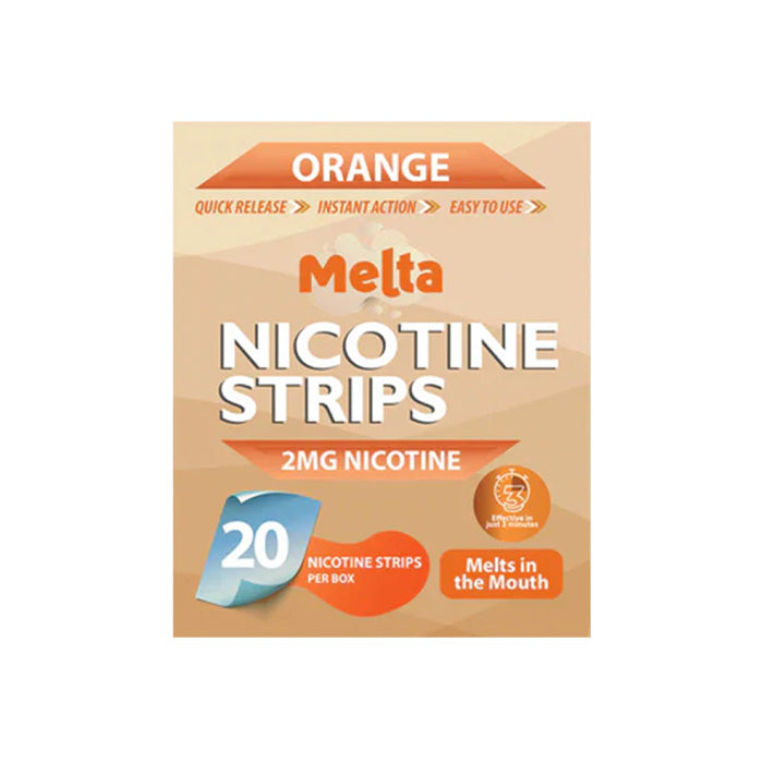 Orange Melta Nicotine Strips - Australia E-cigarette Store