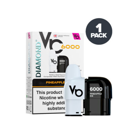 Pineapple Ice Vapes Bars Diamond 6000 Prefilled Pods - Australia E-cigarette Store