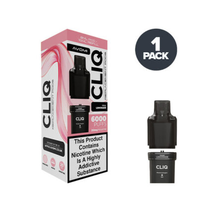 Pink Lemonade Avomi Cliq 6000 Prefilled Pods - Australia E-cigarette Store