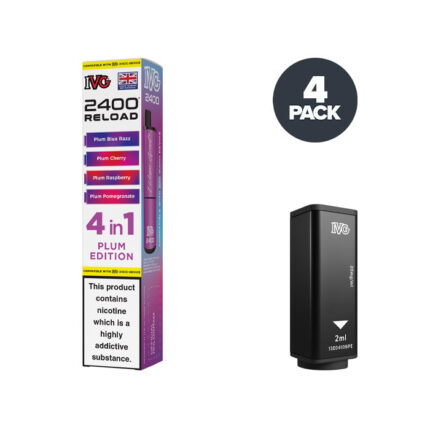 Plum Edition Ivg 2400 Reload 4 in 1 Prefilled Pods - Australia E-cigarette Store