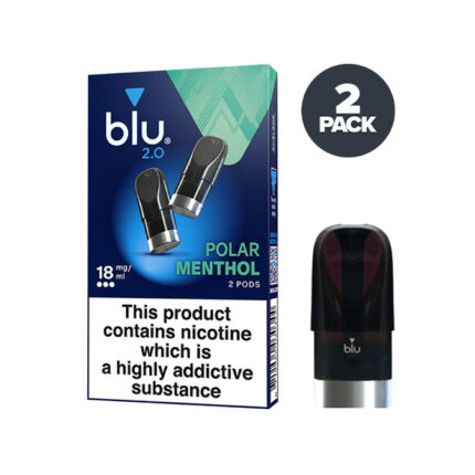 Polar Menthol Blu 20 Pre-filled Replacement Pods - Australia E-cigarette Store