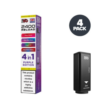 Purple Edition Ivg 2400 Reload 4 in 1 Prefilled Pods - Australia E-cigarette Store