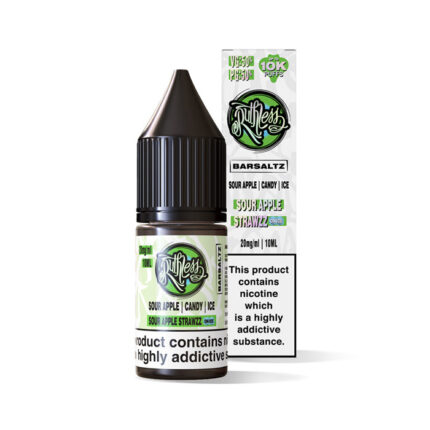 Sour Apple Strawzz on Ice Nicotine Salt by Ruthless - Australia E-cigarette Store