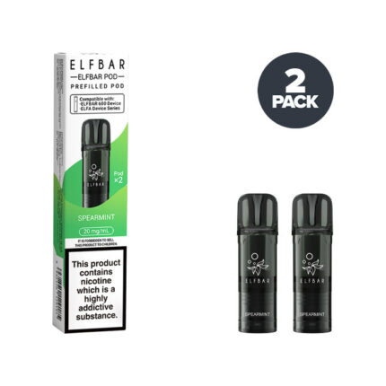 Spearmint Elf Bar 600 Prefilled Pods - Australia E-cigarette Store