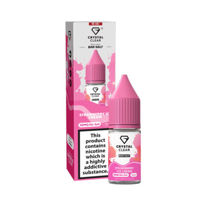Strawberry Ice Cream Nicotine Salt by Crystal Clear - Australia E-cigarette Store