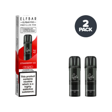 Strawberry Ice Elf Bar 600 Prefilled Pods - Australia E-cigarette Store