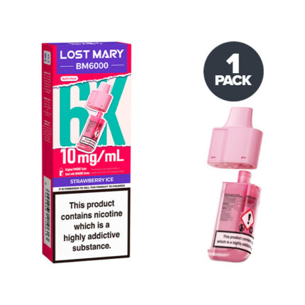 Strawberry Ice Lost Mary BM6000 Refill Pack