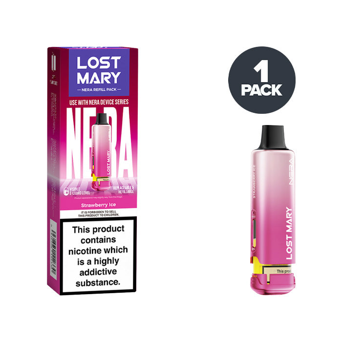 Strawberry Ice Lost Mary Nera 15k Refill Pack - Australia E-cigarette Store Strawberry Ice Lost Mary Nera 15k Refill Pack - Australia E-cigarette Store