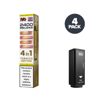 Tobacco Edition Ivg 2400 Reload 4 in 1 Prefilled Pods - Australia E-cigarette Store