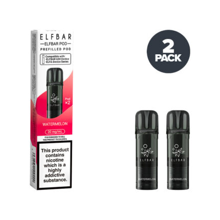 Watermelon Elf Bar 600 Prefilled Pods - Australia E-cigarette Store