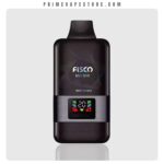Fisco Mix Bar Mint Shisha Vape Device in Dark Color with a Small Digital Display on a Metallic Band Across the Midsection - Australia E-cigarette Store
