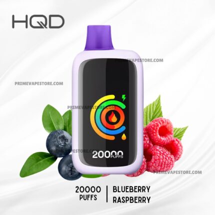 Hqd Disposable Vape with Purple Mouthpiece 20000 Puffs Blueberryraspberry Flavor - Australia E-cigarette Store
