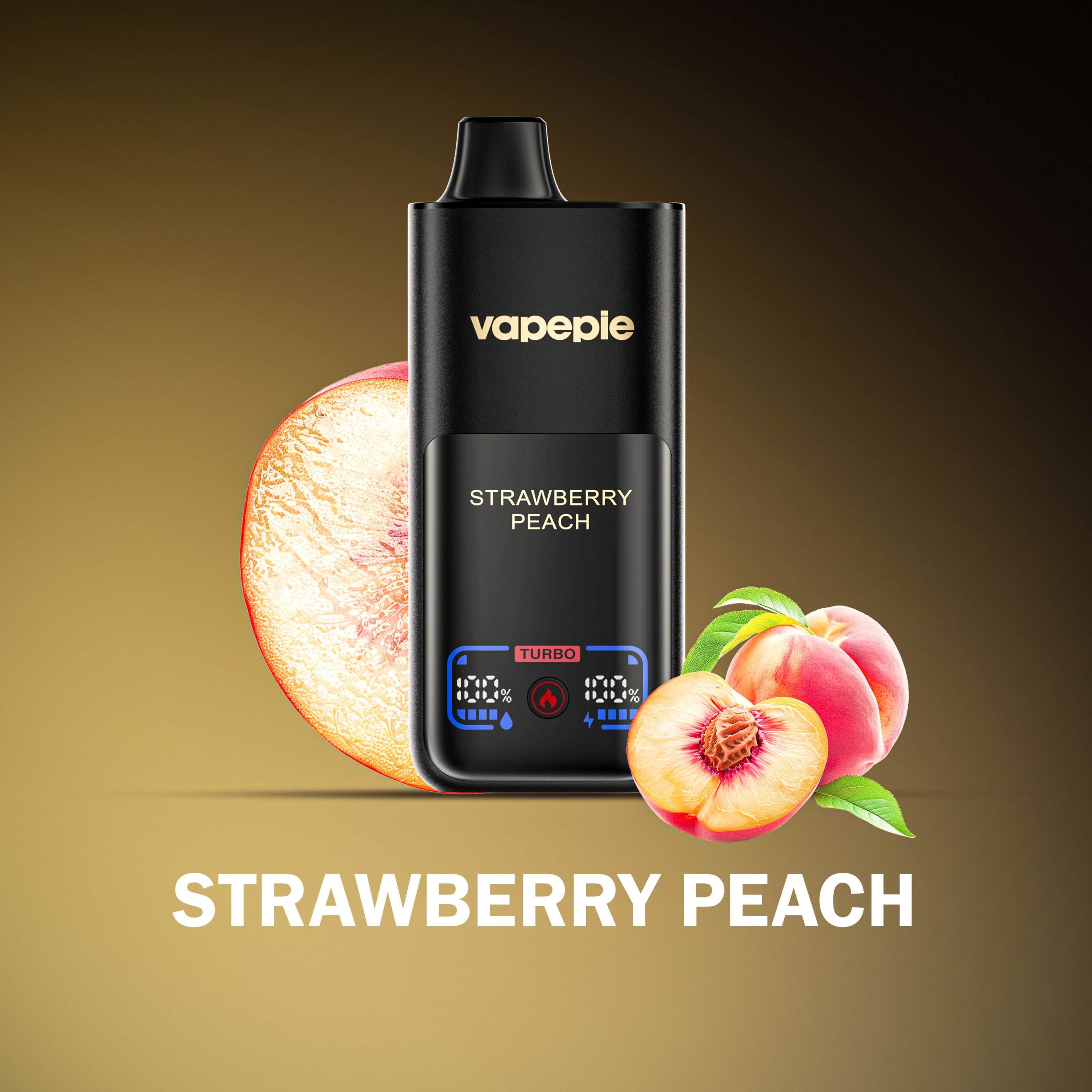 Order Vapepie Mega 70000 Puffs  Strawberry Peach - Long Lasting Vape Australia - Australia E-cigarette Store