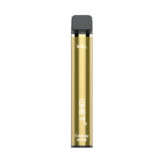 Gold Disposable Vape Pen with Black Mouthpiece Labeled Xxl and Energy Drink on the Body - Australia E-cigarette Store