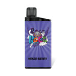 Purple Disposable Vape with a Colorful Logo on the Front and the Flavor Name mixed Berry Below It - Australia E-cigarette Store